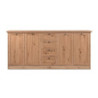 Credenza Timber 51A 4 ante 4 cassetti rovere anticato moderna