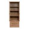 Vetrina Timber 52A 2 ante 2 cassetti rovere anticato elegante