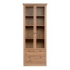 Vetrina Timber 52A 2 ante 2 cassetti rovere anticato elegante