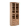 Vetrina Timber 52A 2 ante 2 cassetti rovere anticato elegante