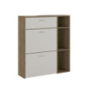 Scarpiera Takimi 2 ante a ribalta 1 cassetto columella cashmere