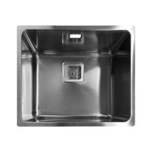 Lavello sottotop vasca 45 foro quadro inox moderno cucina
