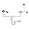 Sifone 2 vie pilettone eco attacco lavastoviglie cucina