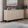 Madia Kale 4 ante filo effetto cannettato cashmere oro moderna