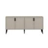 Madia Prime 4 ante cashmere maniglie piedini neri moderna