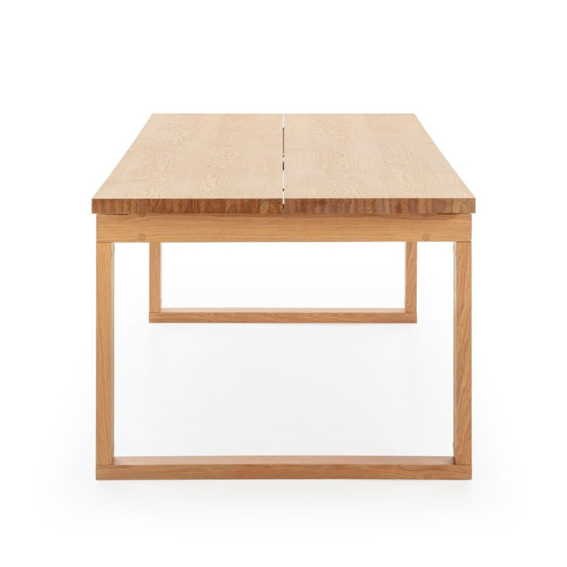 Tavolo fisso Rina rettangolare legno rovere elegante e solido