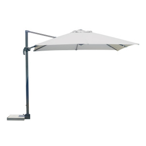 Ombrellone Roma 3x4 palo laterale antracite Made in Italy Moia