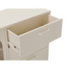 Credenza Doria 2 ante 3 cassetti metallo crema elegante