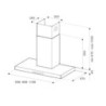 Cappa parete Bertazzoni KT90MAS1NEB 90 cm nero opaco classe B