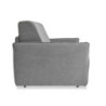 Poltrona letto Piri rete elettrosaldata tessuto grigio Roma 23