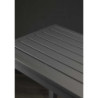 Tavolo alluminio Sullivan antracite 80x80 per giardino moderno