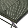 Tavolo metallo Leila antracite rettangolare cm 120x60h75