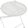 Sedia metallo Leila bianco 50x41xH94 cm da giardino resistente