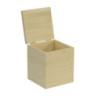 Scatola Balsa Quadro 11x11x13 cm: scatola legno per decoupage