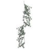 Festone con pigne 24x155x8 cm decorazione natalizia naturale