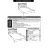 Letto Nodi matrimoniale bianco metallo 160x195 cm elegante