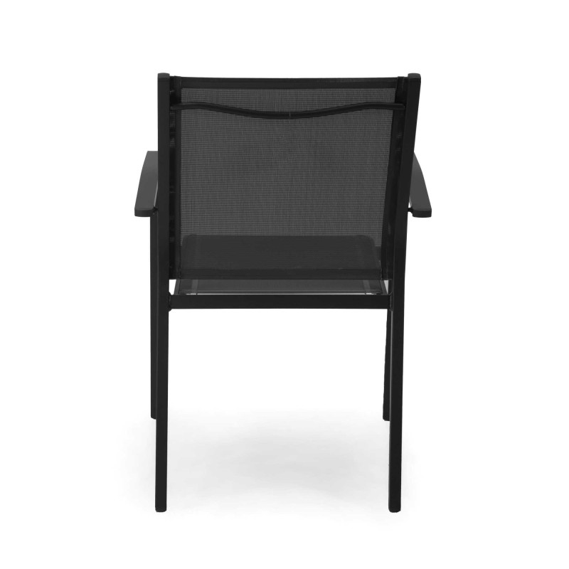 Sedia alluminio Sullivan antracite - Resistente e moderna
