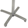 Base tavolo alluminio grigio ribaltabile 52x52xH72 cm pratica
