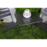 Sedia metallo Rovigo pieghevole antracite 44x53x86 cm robusta