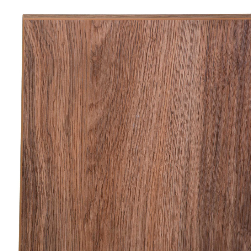 Top tavolo nobilitato rovere naturale quadro 80x18x80 cm moderno