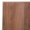 Top tavolo nobilitato rovere naturale quadro 80x18x80 cm moderno
