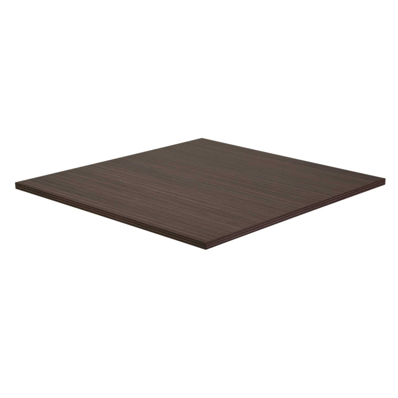 Top tavolo nobilitato noce moderno 80x80cm resistente e elegante