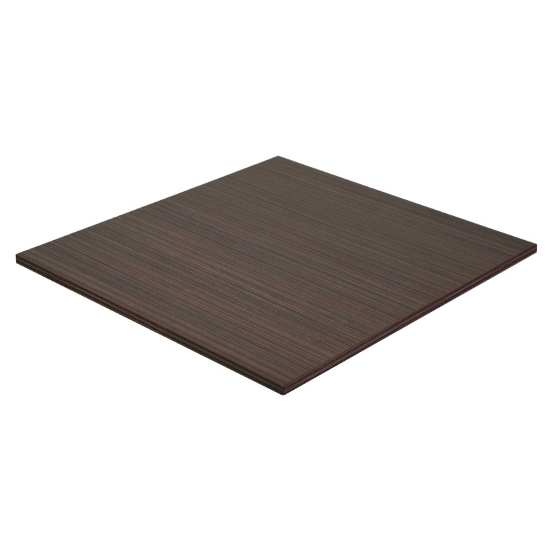Top tavolo nobilitato noce moderno 80x80cm resistente e elegante