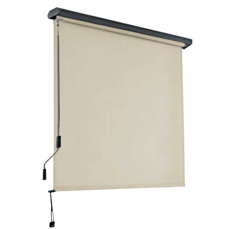 Tenda a rullo alluminio Charleston bianco 160x250 cm giardino