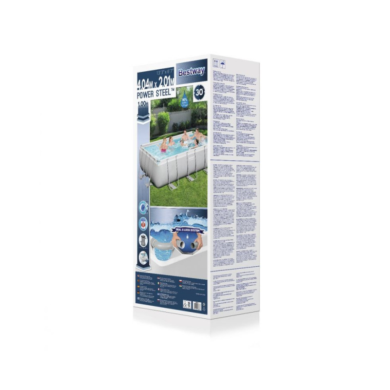 Piscina Power Steel Frame 404x201x100 cm con pompa e scala