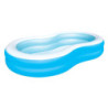 Piscina Family a otto 262x157x46cm 2 anelli gonfiabile resistente