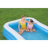 Piscina gonfiabile 305x183x56cm rettangolare famiglia resistente