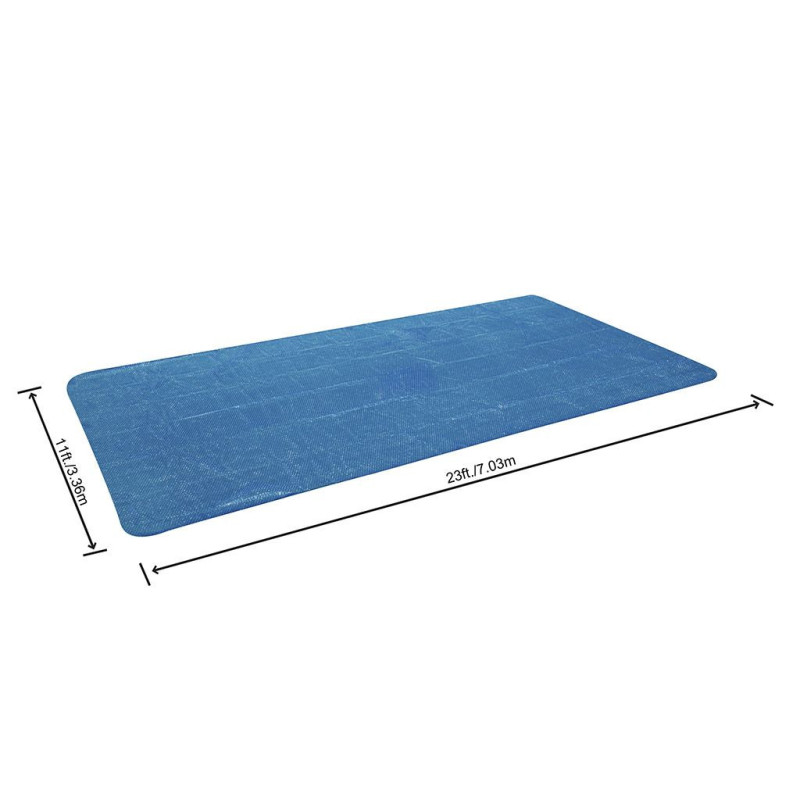 Telo termico piscina Power Steel 732x366/640x274cm rettangolare