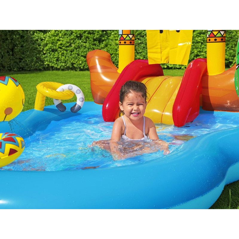 Play Center Bestway Selvaggio West 264x188x140cm gonfiabile bimbi