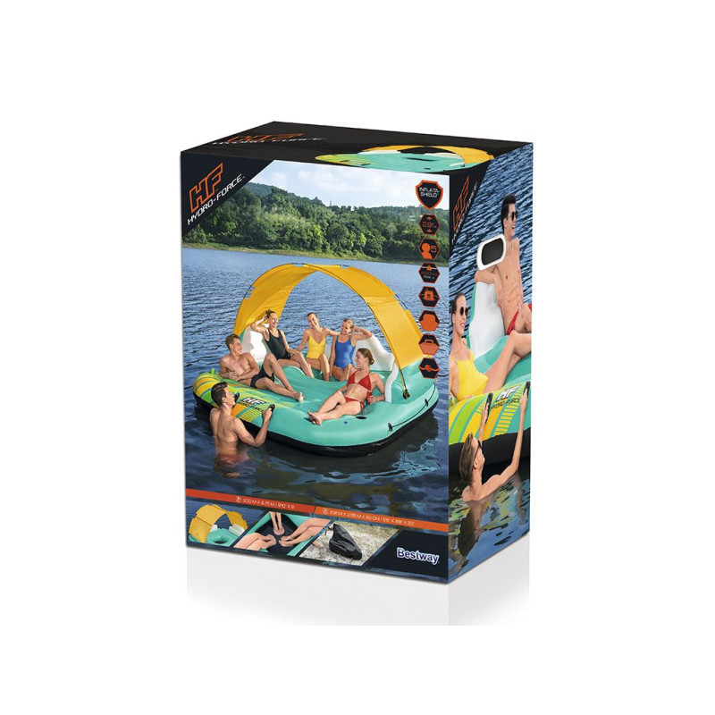 Isola gonfiabile Hydro Force Sunny Lounge 300x275cm relax piscina