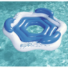 Isola galleggiante 191x178cm per 3 persone relax in piscina