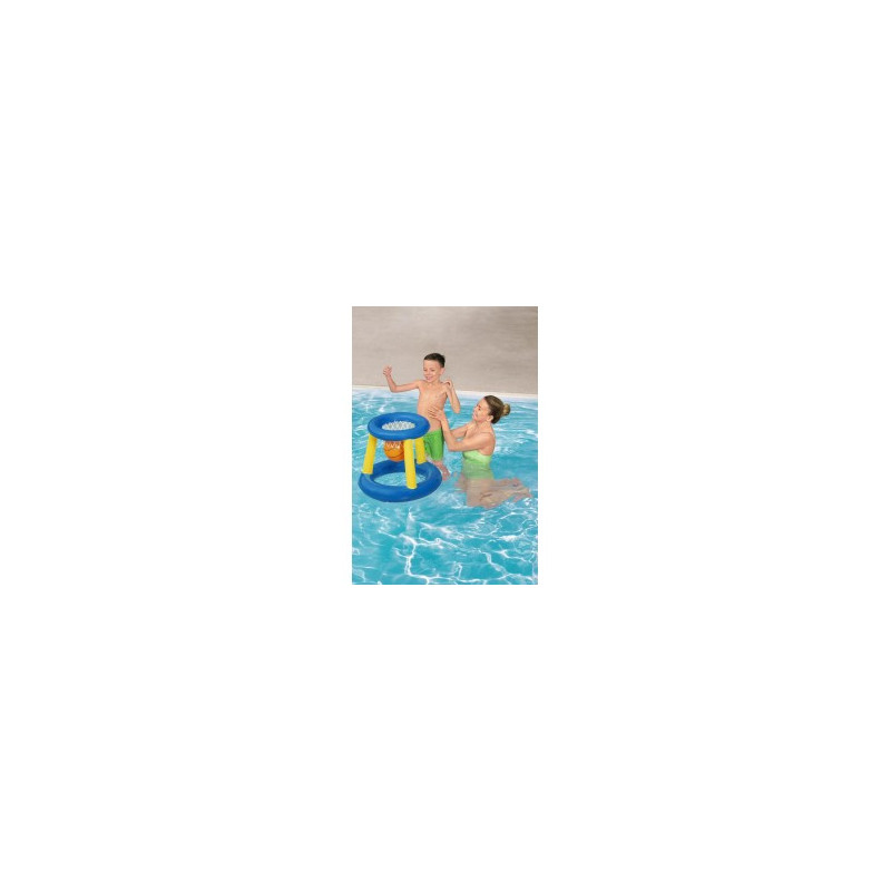 Gioco acquatico basket 61 cm con palla per piscina divertente