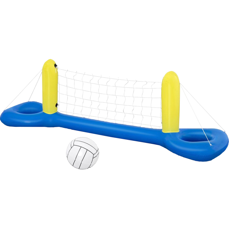 Rete pallavolo galleggiante 244x64cm con palla per piscina gioco