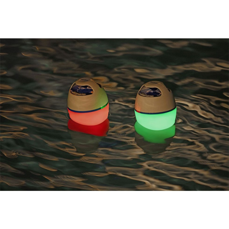 Cassa acustica galleggiante LED 4 colori Bluetooth piscina
