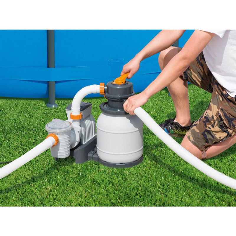 Pompa filtrante a sabbia 5678 lt/h potente per piscina grande