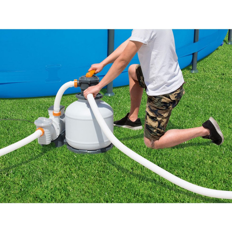 Filtro a sabbia Flowclear 11355 lt/h potente per piscina grande