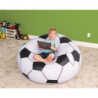 Poltrona gonfiabile pallone calcio 114x112x66 cm per piscina e giardino