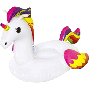 Cavalcabile Gigante Unicorno 224x164cm - Maxi Gonfiabile Piscina