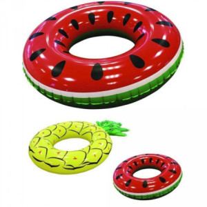 Zoom Set di 12 Salvagenti Ananas Cm.179*117 E Anguria Cm133 Assortiti