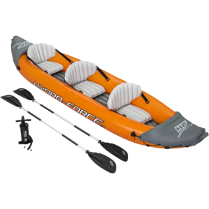 Canoa gonfiabile Hydro Force Kayak X3 3 posti resistente pratica