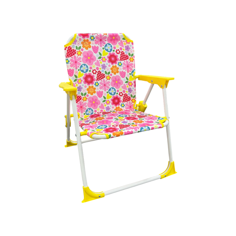 Spiaggina Baby Flower in ferro fantasie floreali lettino bimbo