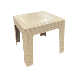 Zoom Tavolino Olivia Small 45*45 In Rattan Colore Cappuccino