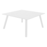Tavolo Butterfly Allungabile 100-145cm Alluminio Bianco