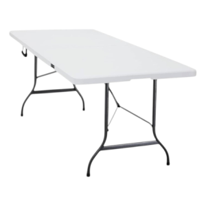 Tavolo Catering Rettangolare 240x76x74cm Polietilene - Versatile
