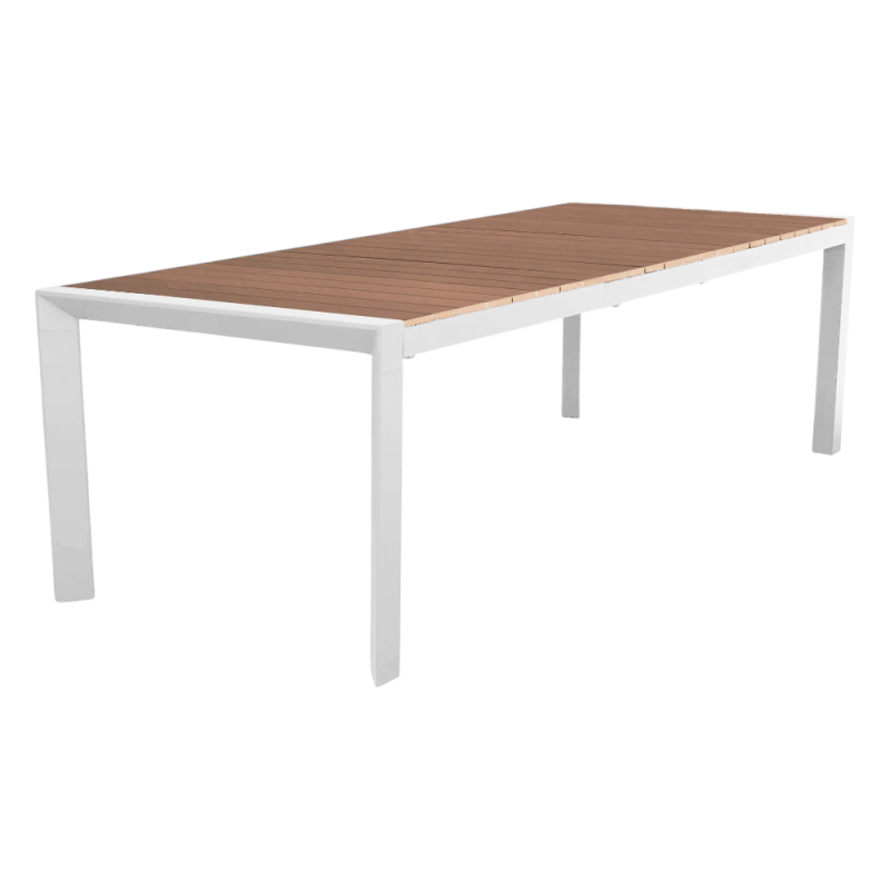 Tavolo Mykonos Allungabile Polywood 213,5-273,5cm Bianco