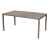Tavolo Paraga in metallo 200x100 cm tortora da giardino robusto